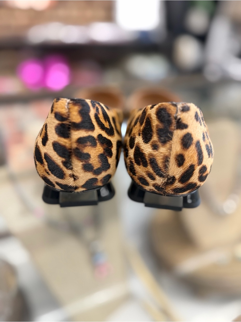 kate spade Leopard Print Ballet Flats - Tan & Black - Picture 4 of 6